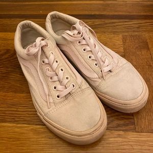 Vans all pink vans old school